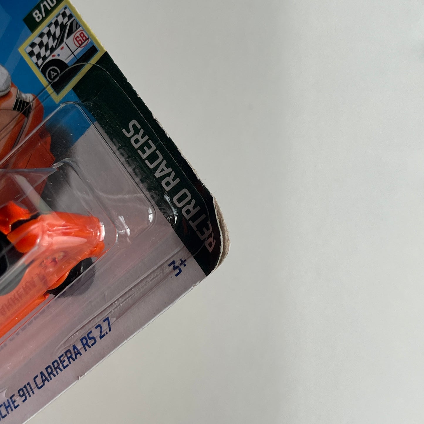 Hot Wheels Porsche 911 Carrera RS 2.7 (Orange) Short Card (Damaged) Retro Racers 125/250