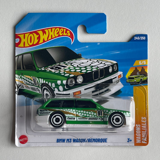 Hot Wheels BMW M3 Wagon (Green) Short Card (Damaged) Wagons 245/250