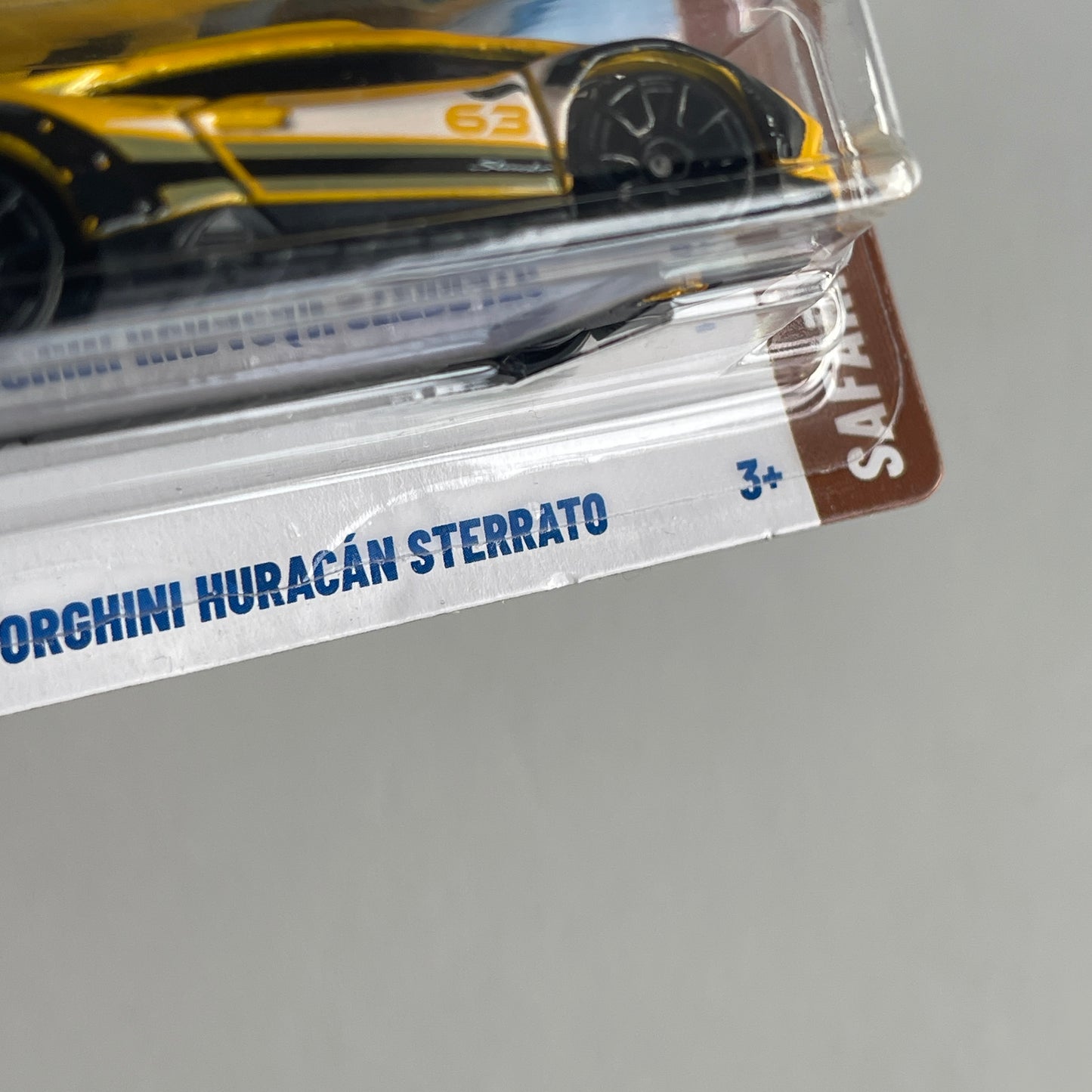 Hot Wheels Lamborghini Huracan Sterrato (Yellow) Short Card (Damaged) Safari Mode 41/250