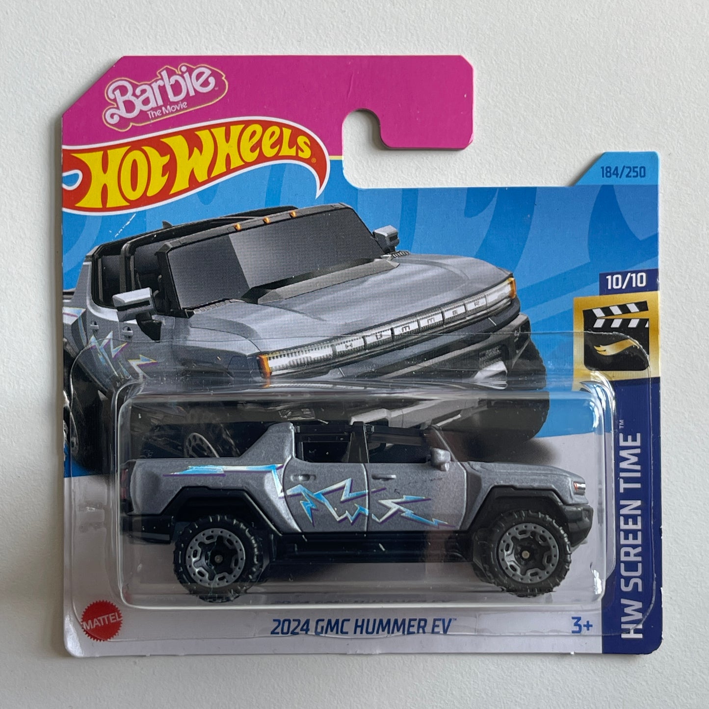 Hot Wheels Barbie 2024 GMC Hummer RV (Grey) Short Card (Damaged) HW Screen Time 184/250