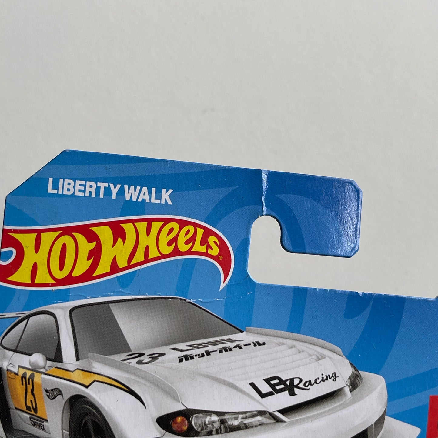 Hot Wheels LB Super Silhouette Nissan Silvia (S15) (White) Short Card (Damaged) HW Turbo 110/250