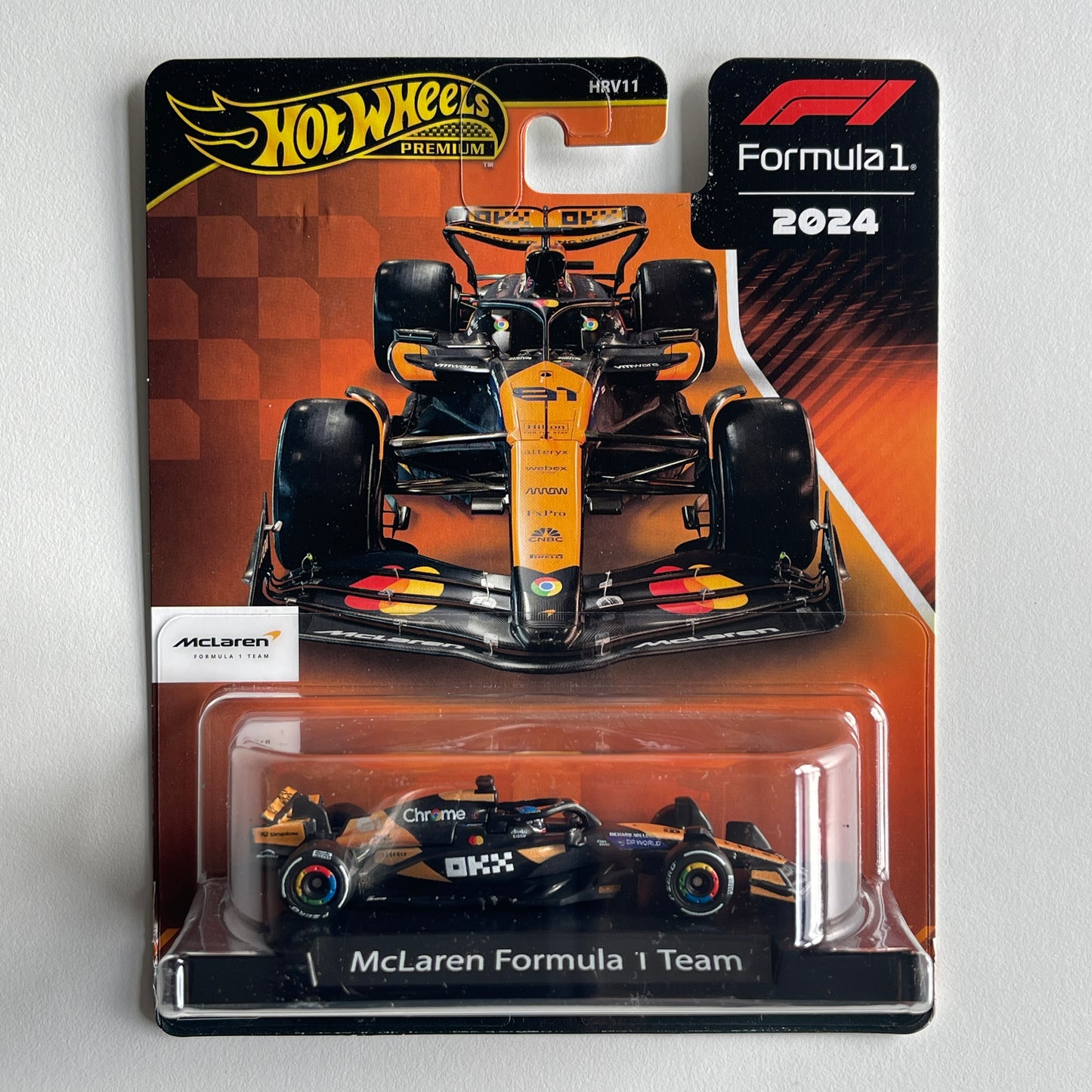 Hot Wheels [2024 Formula 1] McLaren Formula 1 Team (#81) (Oscar Piastri) (Damaged)