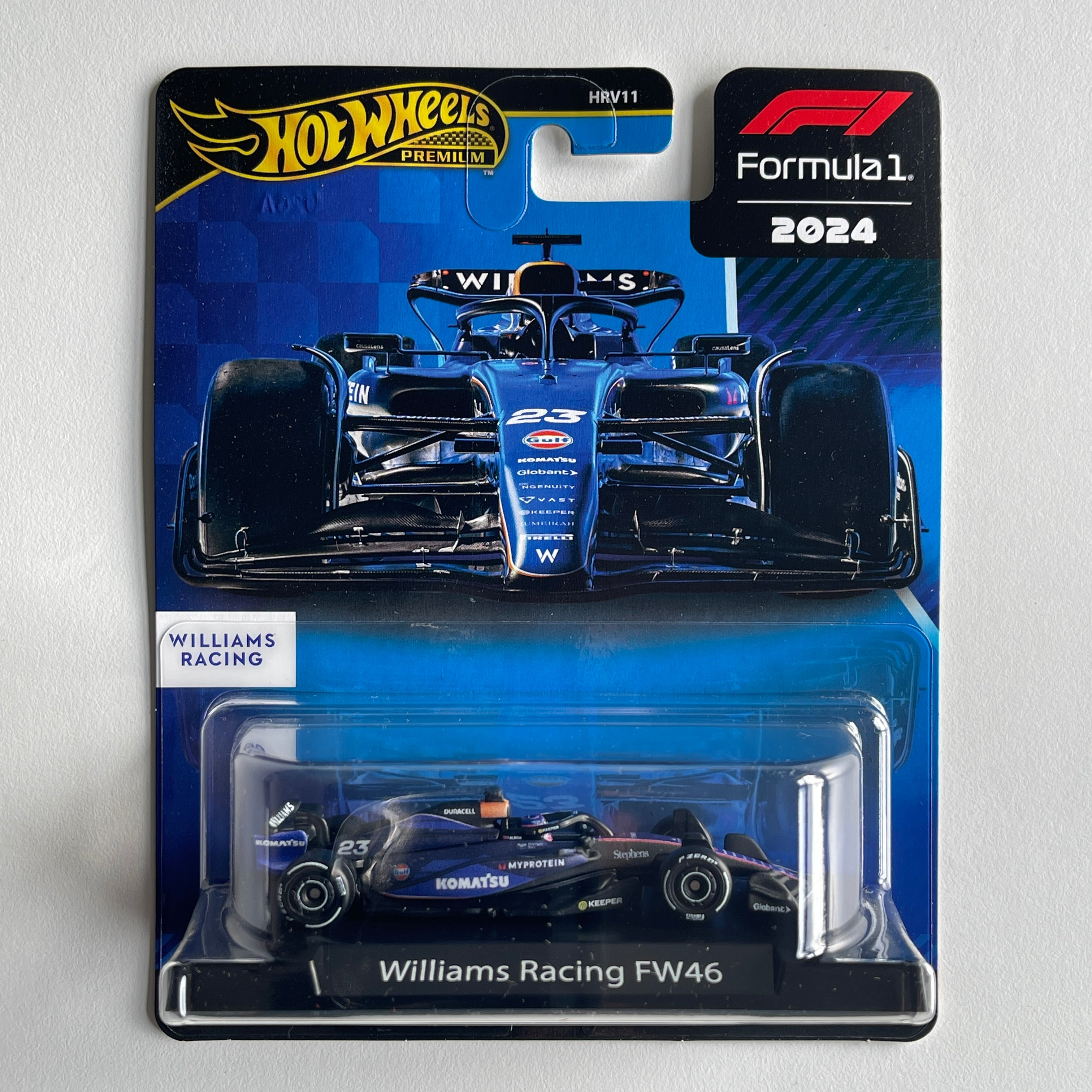 HotWheels　F1ミニカー Williams FW24 Колекційна масштабна модель Williams FW24 від Minichamps F1