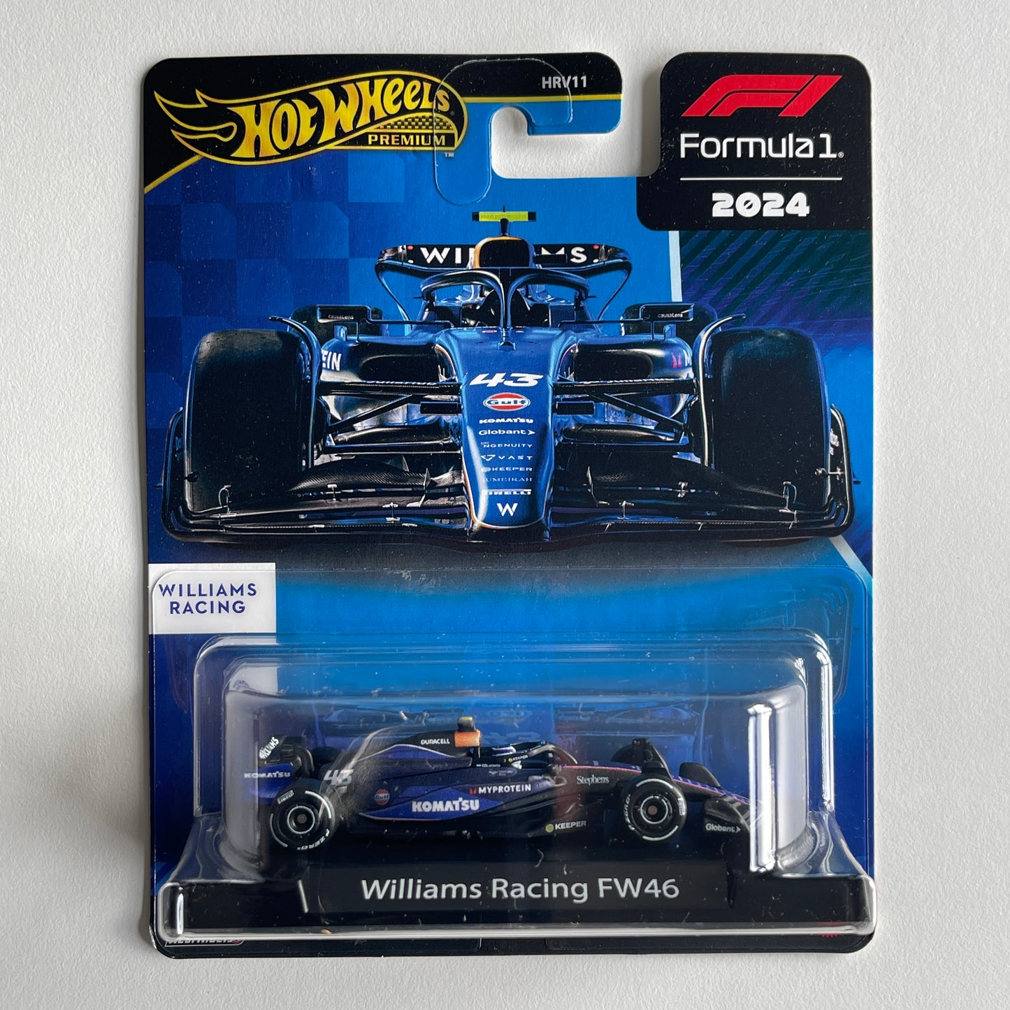 Hot Wheels [2024 Formula 1] Williams Racing - FW46 (#43) ( Franco Colapinto) (Damaged)