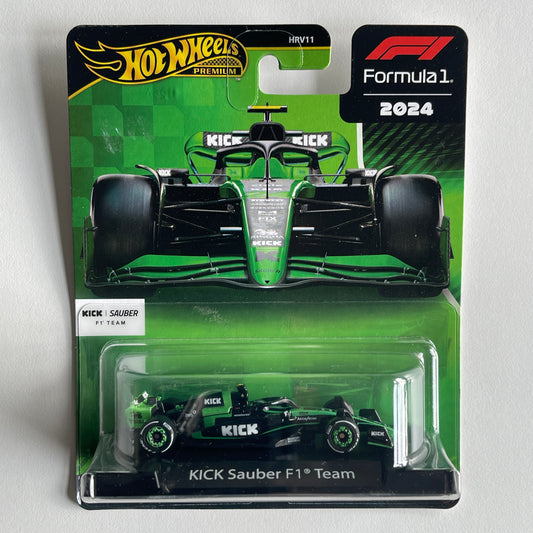 Hot Wheels [2024 Formula 1] KICK Sauber F1 Team (#24) (Zhou Guanyu) (Damaged)