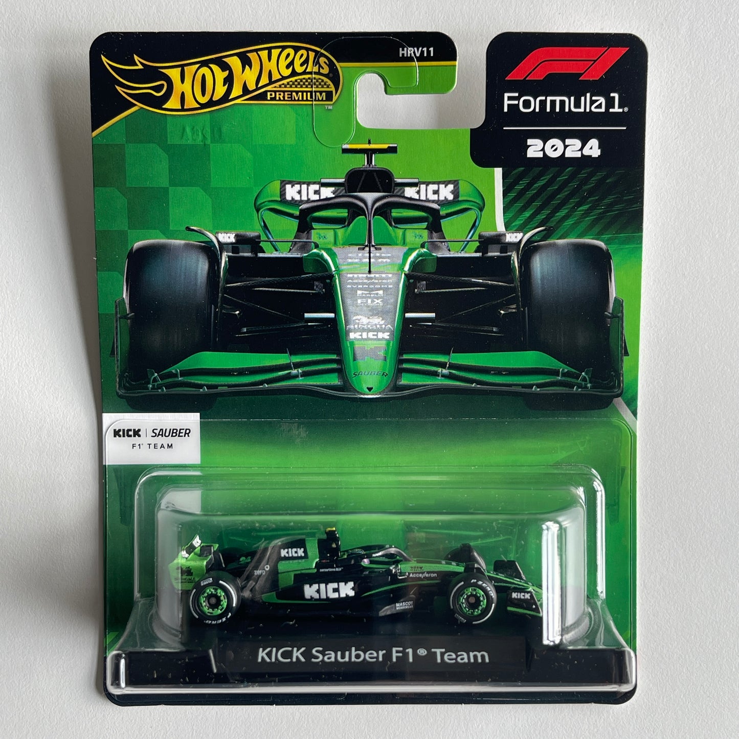 Hot Wheels [2024 Formula 1] KICK Sauber F1 Team (#24) (Zhou Guanyu)