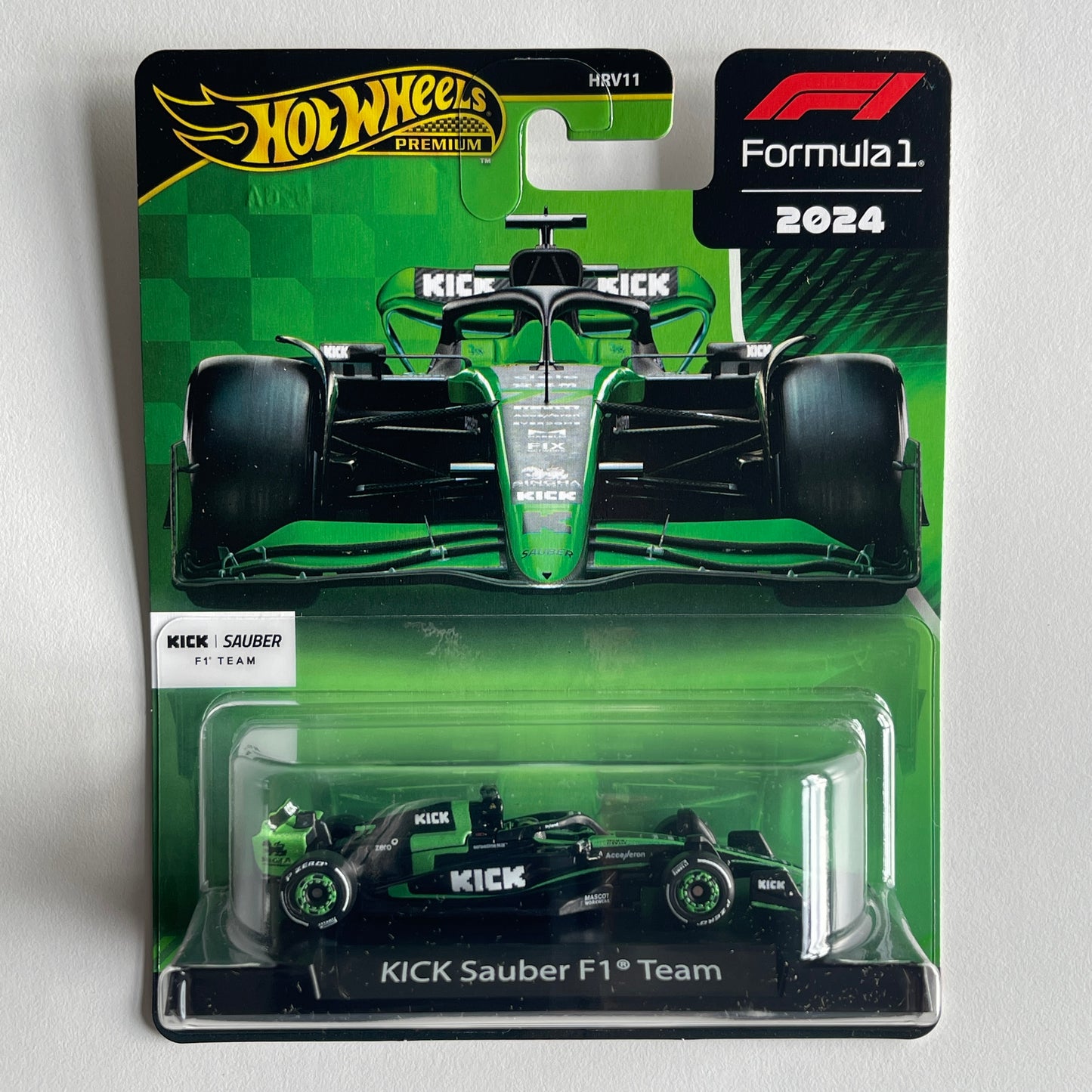 Hot Wheels [2024 Formula 1] KICK Sauber F1 Team (#77) (Valtteri Bottas)