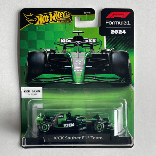 Hot Wheels [2024 Formula 1] KICK Sauber F1 Team (#77) (Valtteri Bottas) (Damaged)