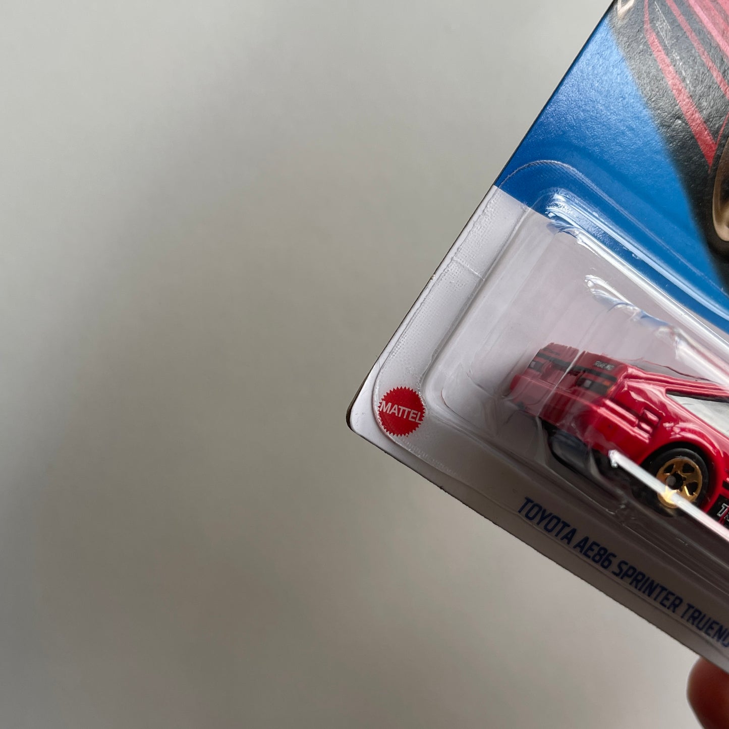 Hot Wheels Toyota AE86 Sprinter Trueno (Red) Long Card (Damaged) HW Hatchbacks 17/250