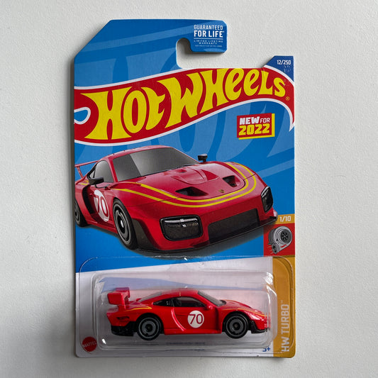 Hot Wheels Porsche 935 (Red) Long Card (Damage) HW Turbo 12/250