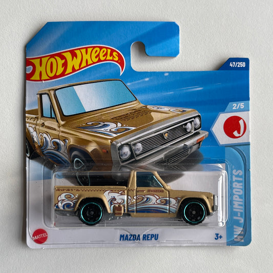 Hot Wheels Mazda Repu (Brown) Short Card HW J-Imports 47/250