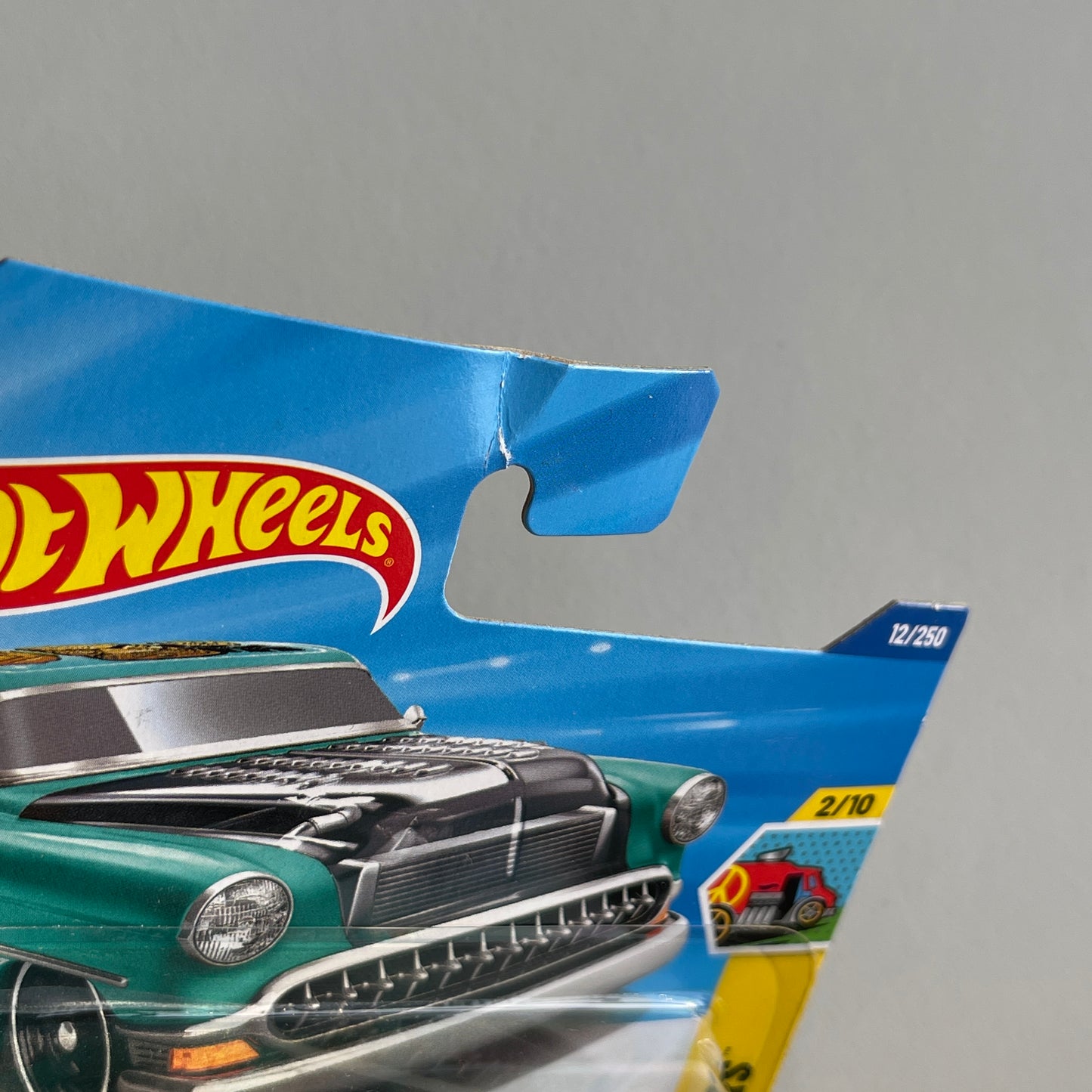 Hot Wheels Custom '53 Chevy (Green) Short Card (Damaged) HW Art Cars 12/250