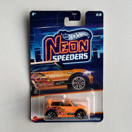 Hot Wheels Neon Speeders Mini Cooper S Challenge