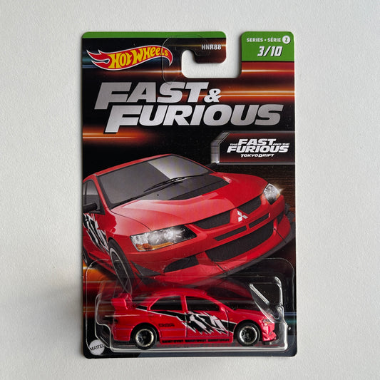 Hot Wheels Fast & Furious Series Mitsubishi Lancer Evolution IX (Damaged)