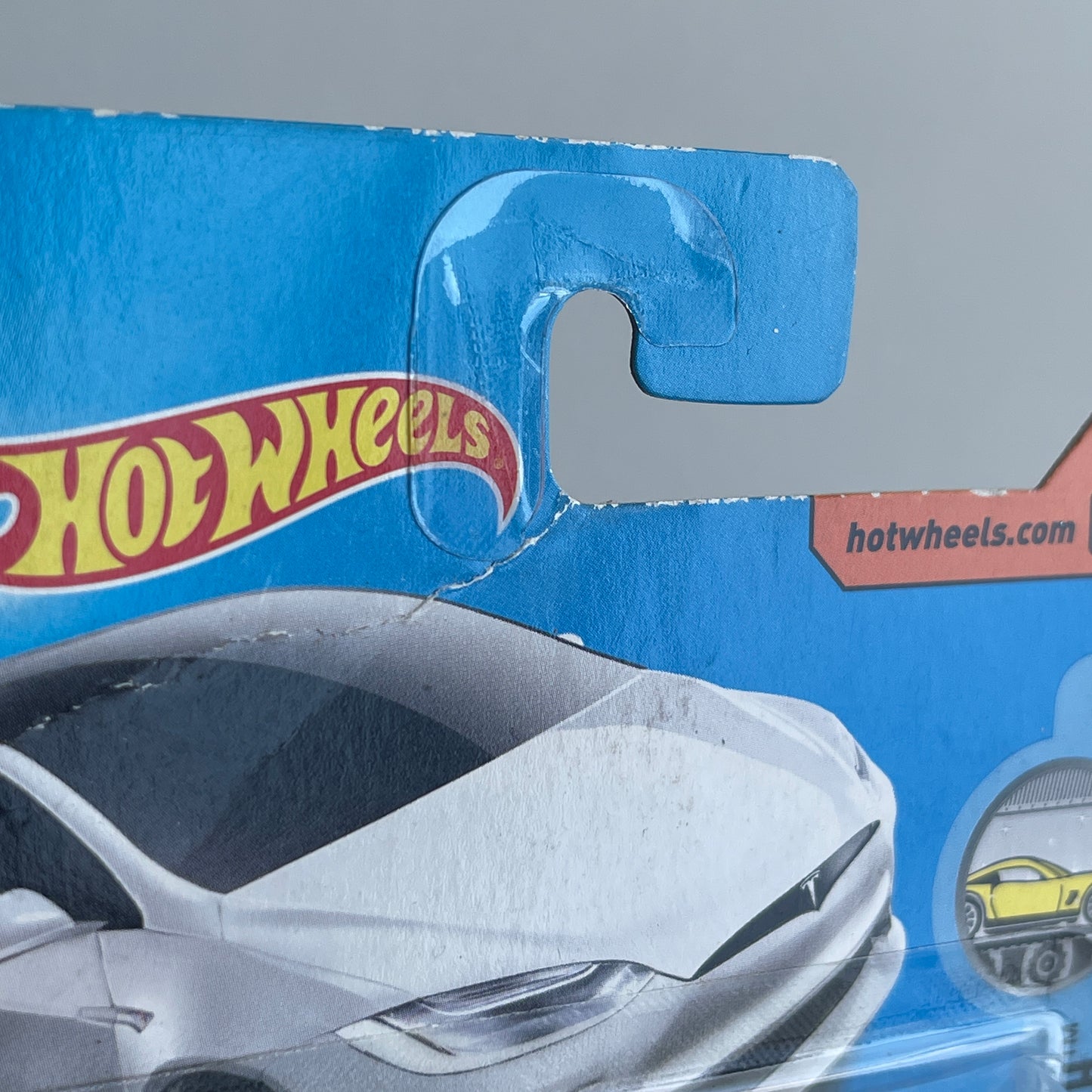 Hot Wheels Tesla Model X (White) Short Card (Damaged) Factory Fresh 97/365