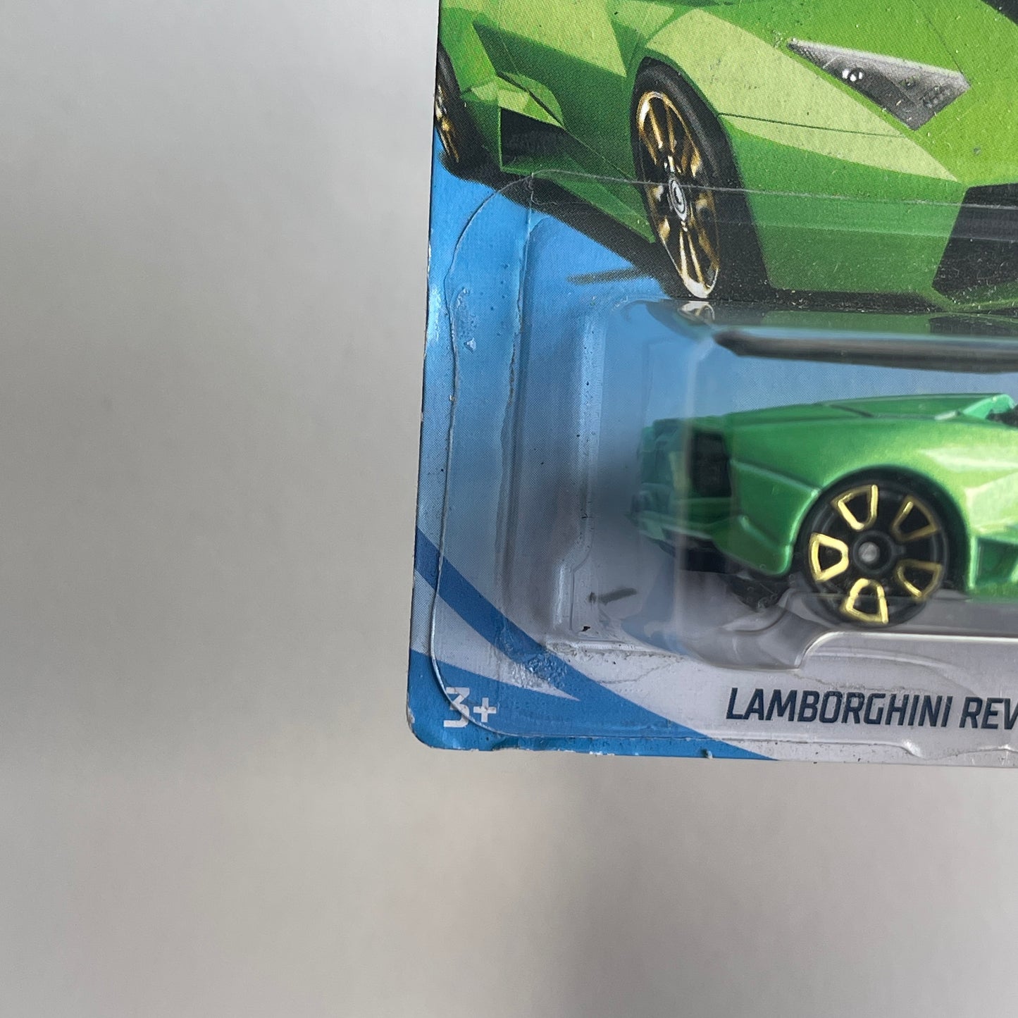 Hot Wheels Lamborghini Reventon Roadster (Green) Short Card (Damaged) HW Roadsters 18/250