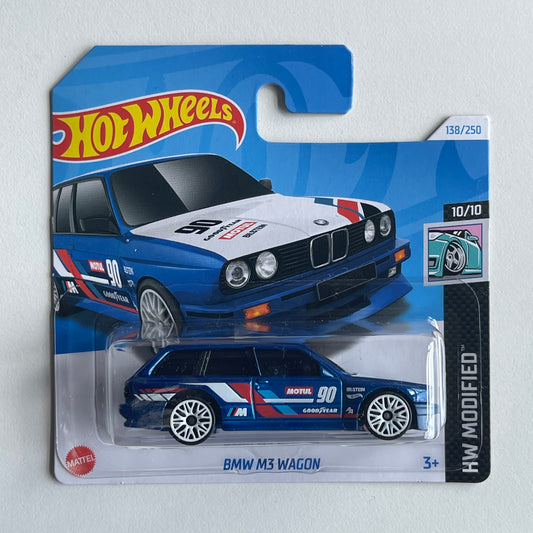 Hot Wheels BMW M3 Wagon (Blue) Short Card HW Modified 138/250