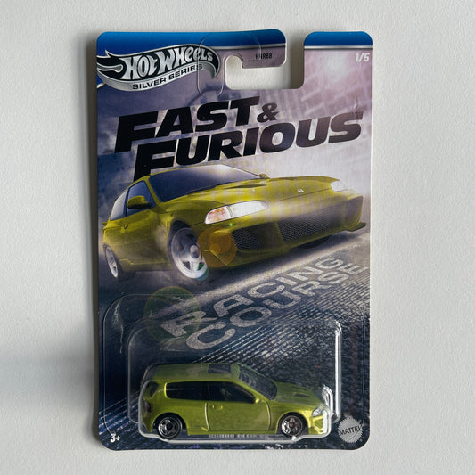 Hot Wheels Fast & Furious Racing Course Series Honda Civic EG