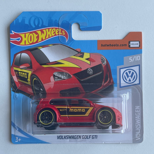 Hot Wheels MOMO Volkswagen Golf GTI (Red) Short Card Volkwswagen 19/250