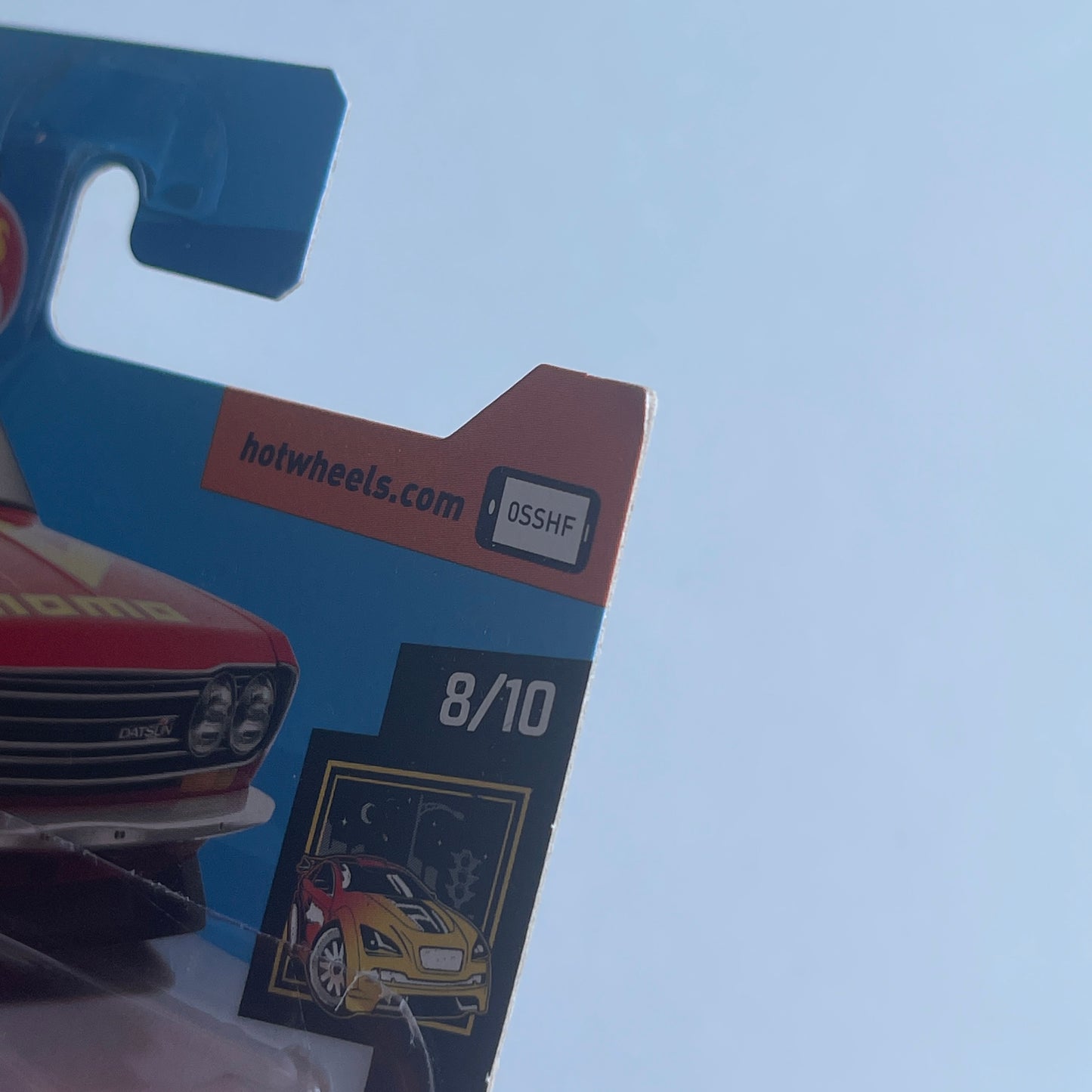 Hot Wheels MOMO '71 Datsun 510 (Red) Short Card (Damaged) Nightburnerz 97/250