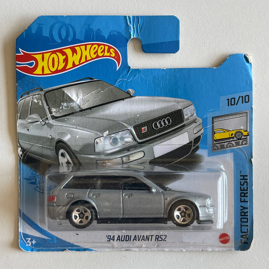 Hot Wheels '94 Audi Avant RS2 (Grey) Short Card (Damaged) Factory Fresh 157/250