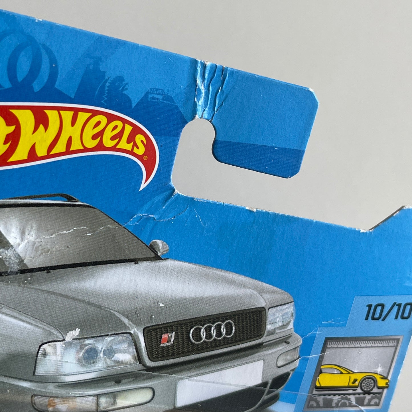 Hot Wheels '94 Audi Avant RS2 (Grey) Short Card (Damaged) Factory Fresh 157/250