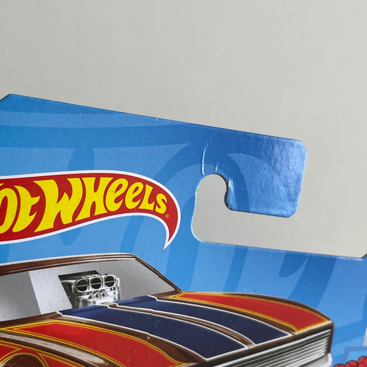 Hot Wheels '71 Mustang Funny Car (Brown) Short Card (Damaged) HW Drag Strip 245/250 Treasure Hunt