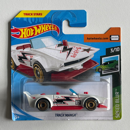 Hot Wheels Track Manga (White) Short Card (Damaged) Speed Blur 86/250