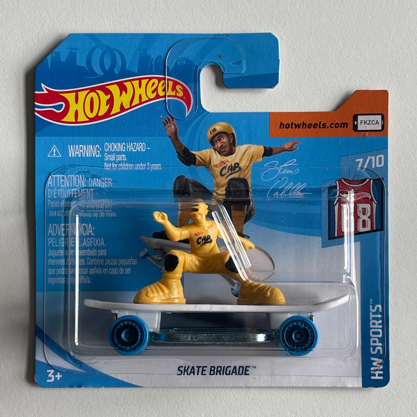 Hot Wheels Skate Brigade (Yellow) Short Card (Damaged) HW Sports 272/365