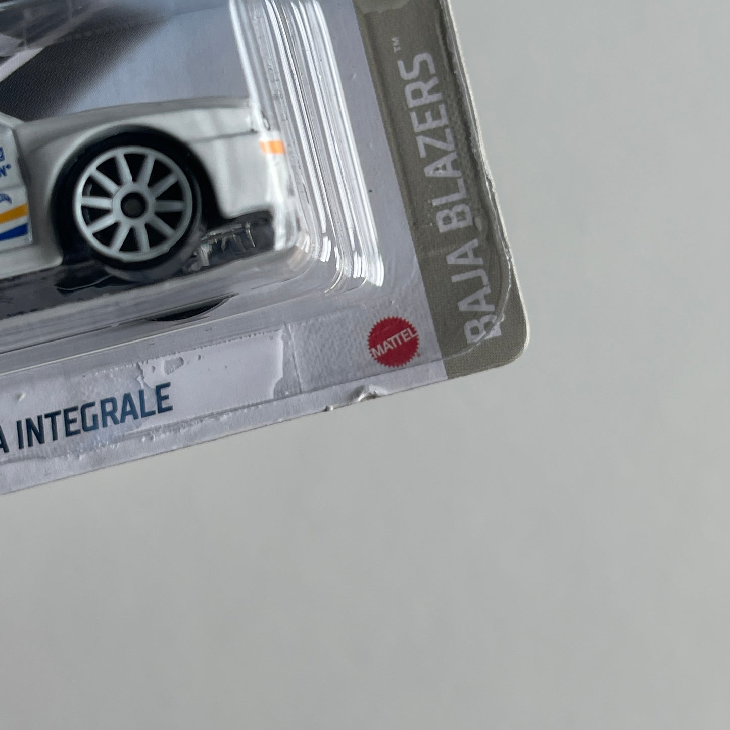 Hot Wheels Lancia Delta Integrale (White) Short Card (Damaged) Baja Blazers 51/250