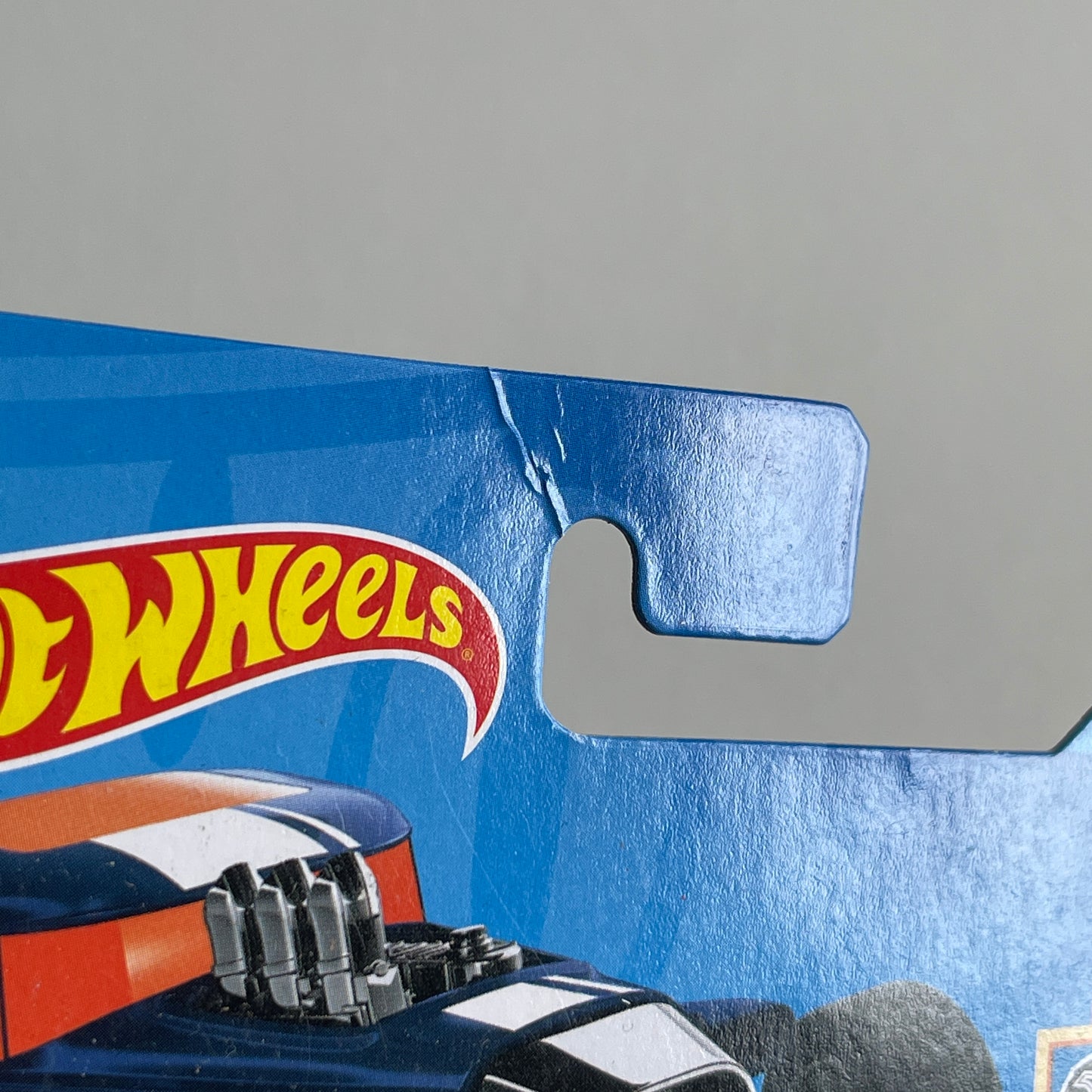 Hot Wheels Mod Rod (Blue) Short Card (Damaged) HW 55 Race Team 111/250 Treasure Hunt