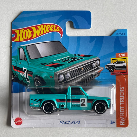 Hot Wheels Mazda Repu (Green) Short Card HW Hot Trucks 147/250