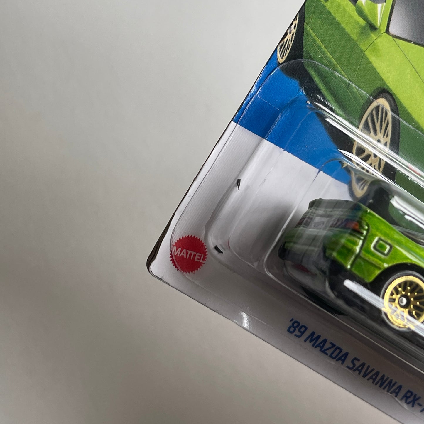 Hot Wheels '89 Mazda Savanna RX-7 FC3S (Green) Short Card (Damaged) HW: The '80s 51/250