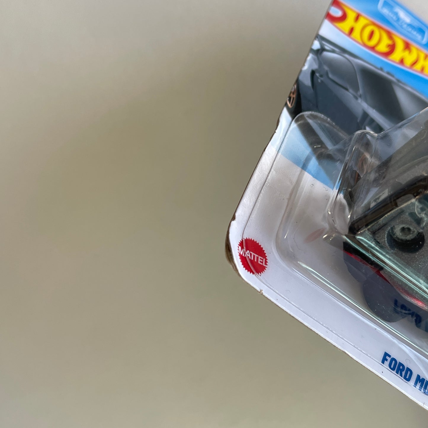 Hot Wheels Ford Mustang GTD (Silver) Short Card (Damaged) Mustang 60 34/250