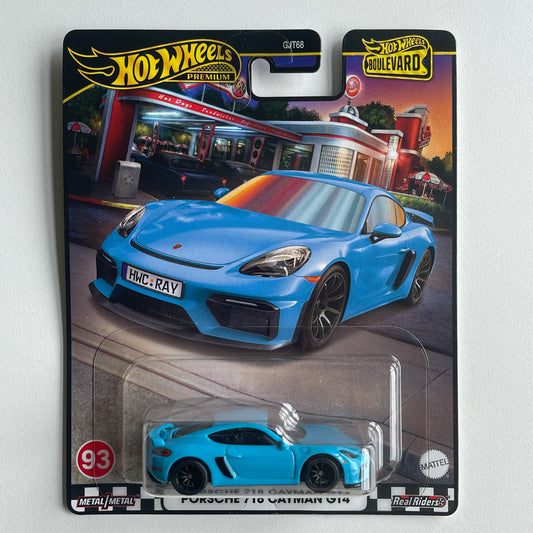 Hot Wheels Boulevard #93 Porsche 718 Cayman GT4