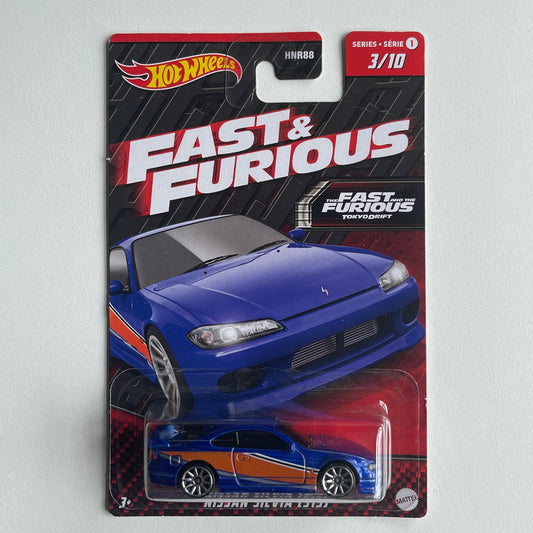 Hot Wheels Fast & Furious Series Nissan Silvia (S15) (Damaged) OG Card