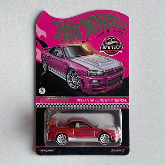 Hot Wheels Collectors 2023 RLC Exclusive Nissan Skyline GTR (R34) (Pink)