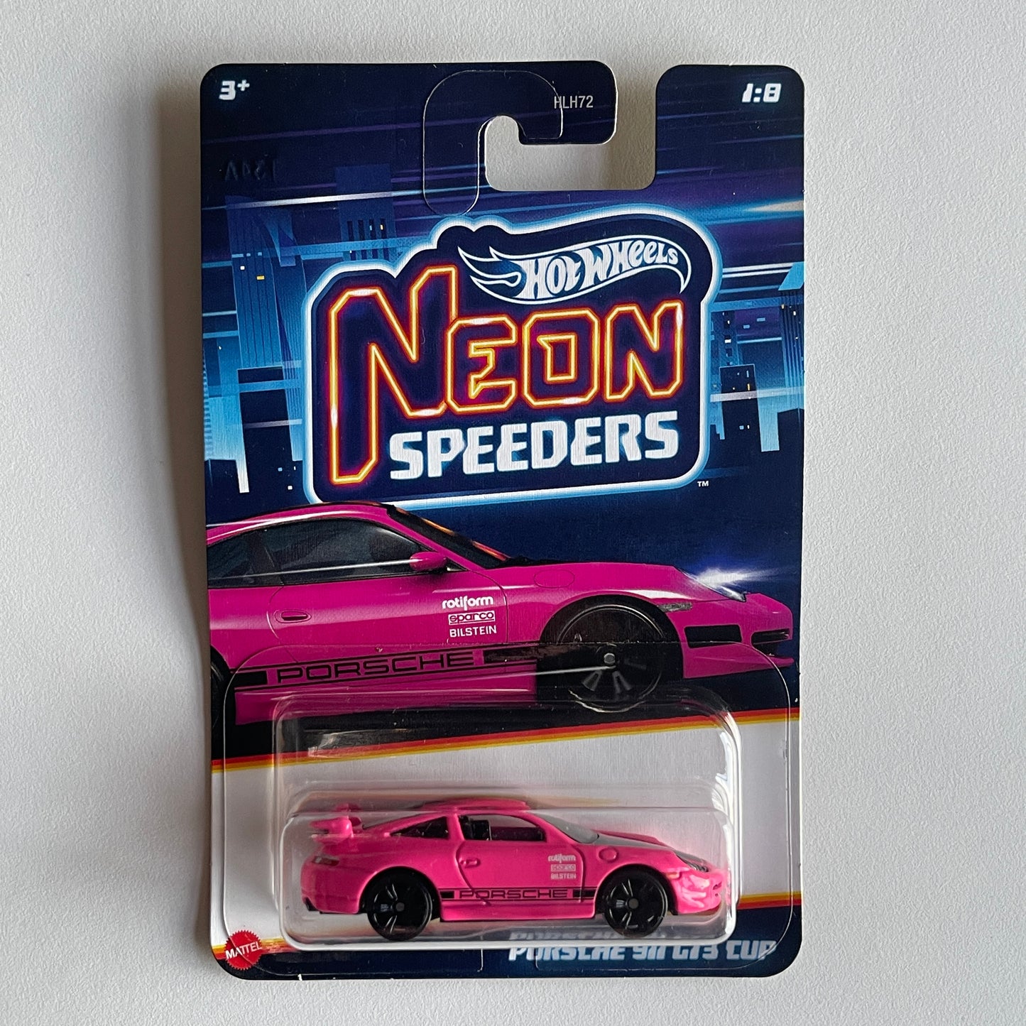 Hot Wheels Neon Speeders Porsche 911 GT3 Cup