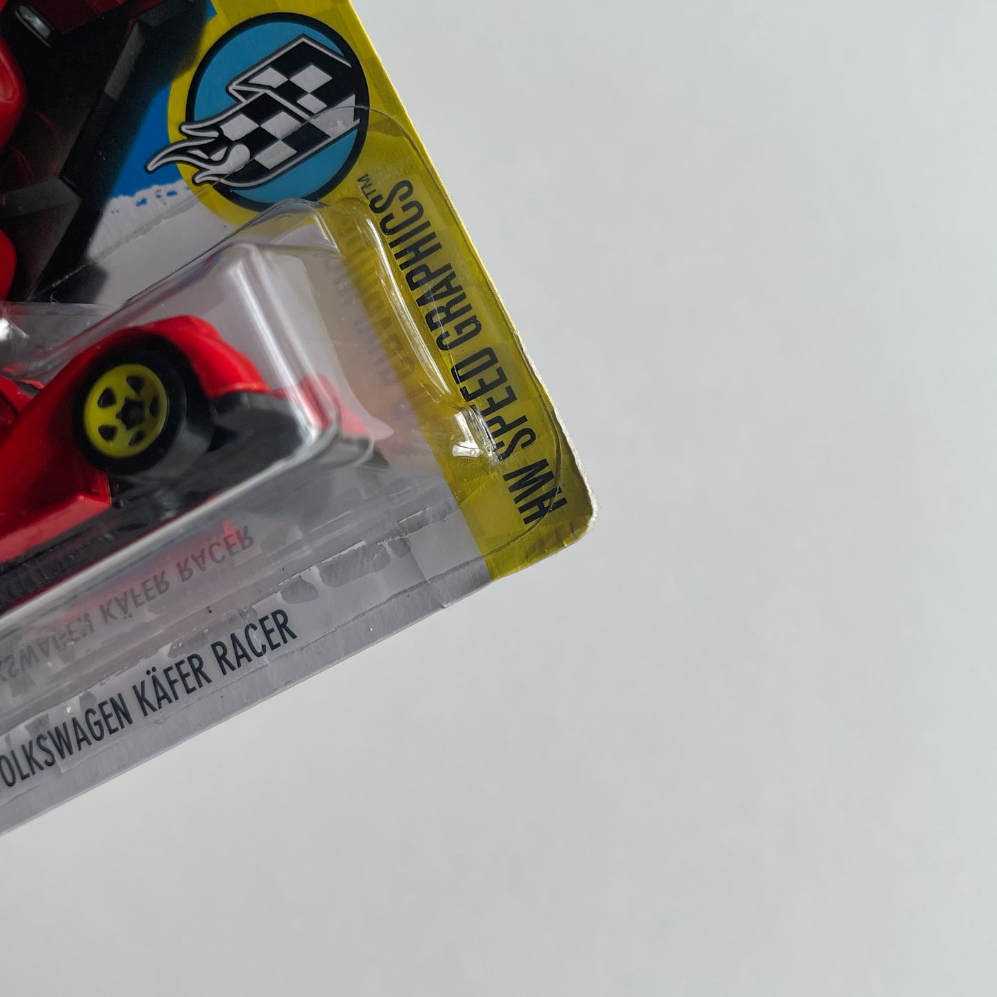 Hot Wheels Momo Volkswagen Kafer Racer (Red) Long Card (Damaged) HW Speed Graphics 56/365