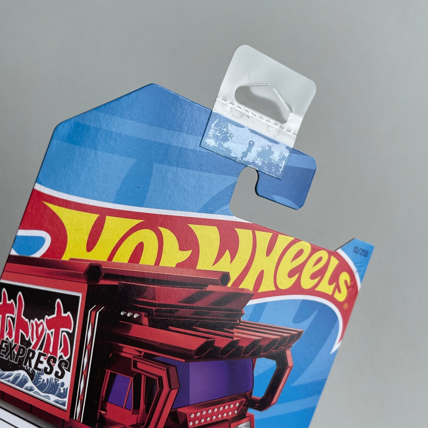 Hot Wheels Raijin Express (Red) Long Card (Damaged) HW Haulers 10/250 Treasure Hunt