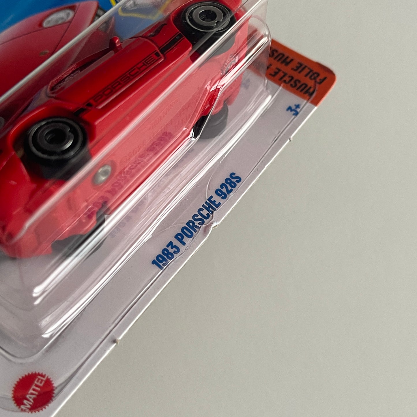 Hot Wheels 1983 Porsche 928S (Red) Short Card (Damaged) Muscle Mania 250/250