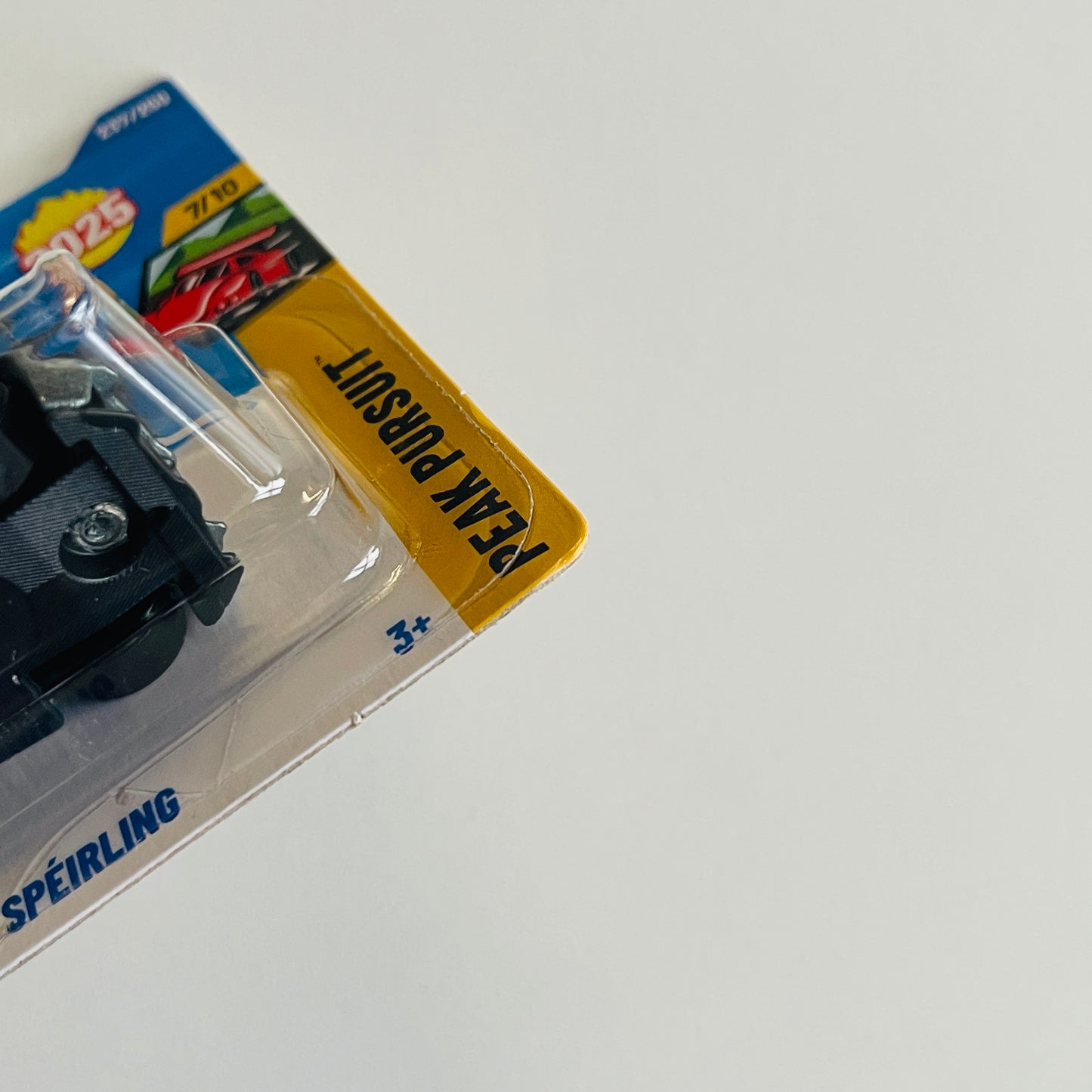 Hot Wheels McMurtry Speirling (Grey) Short Card (Damaged) Peak Pursuit 237/250