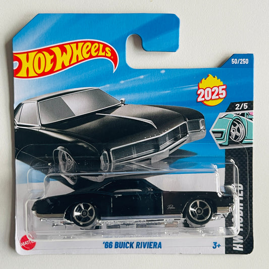 Hot Wheels '66 Buick Riviera (Black) Short Card (Damaged) HW Modified 50/250