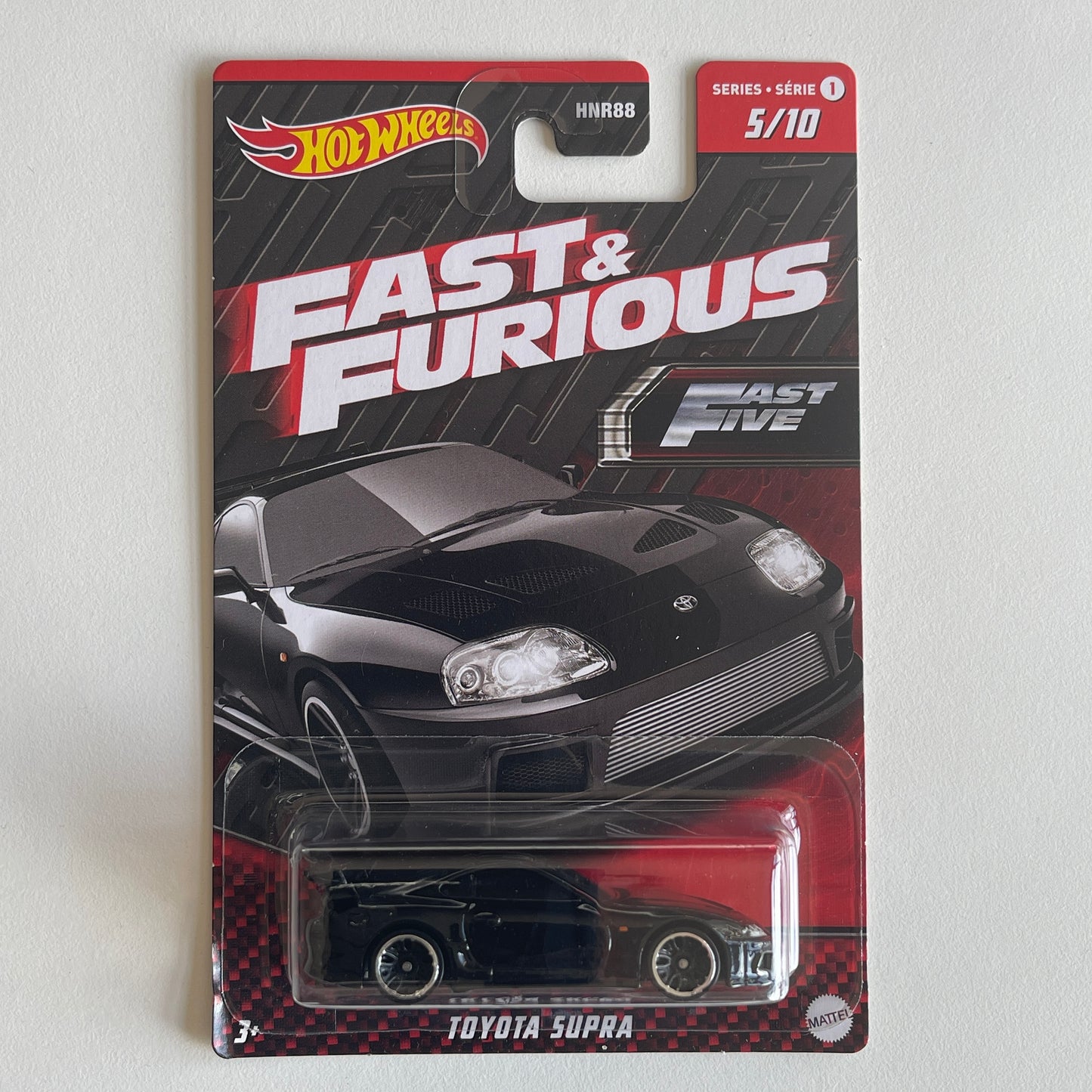 Hot Wheels Fast & Furious Series Toyota Supra (Damaged) OG Card