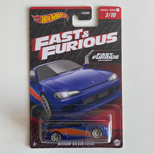 Hot Wheels Fast & Furious Series Nissan Silvia (S15) OG Card