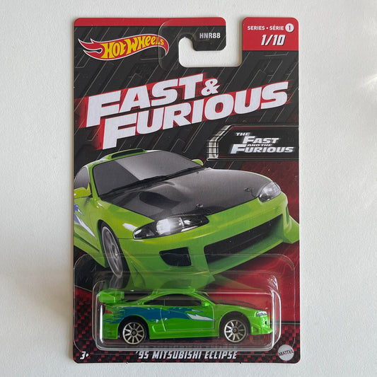 Hot Wheels Fast & Furious Series '95 Mitsubishi Eclipse OG Card