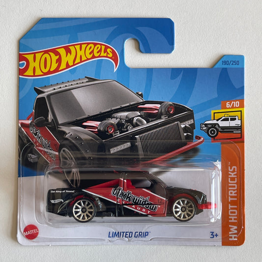 Hot Wheels Black Widow Limited Grip (Black) Short Card HW Hot Trucks 190/250