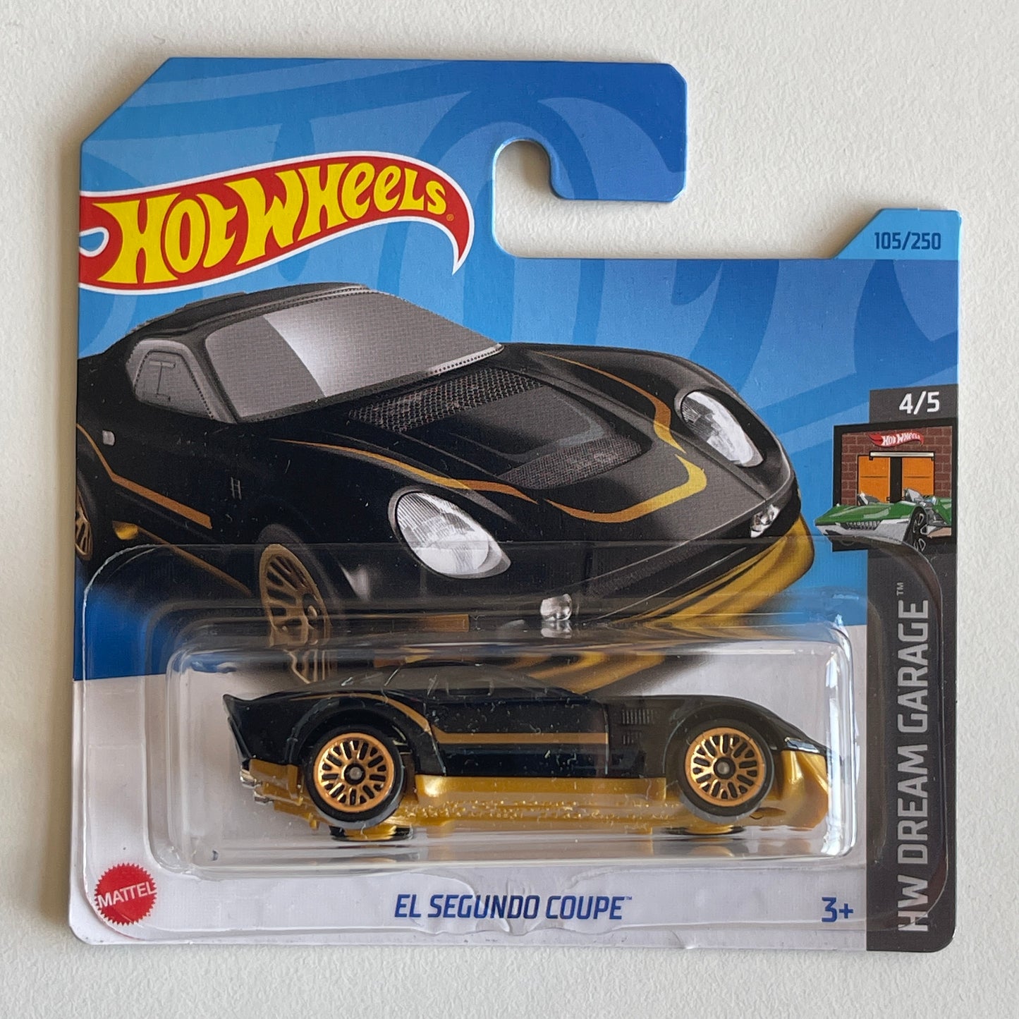 Hot Wheels El Segundo Coupe (Black) Short Card HW Dream Garage 105/250