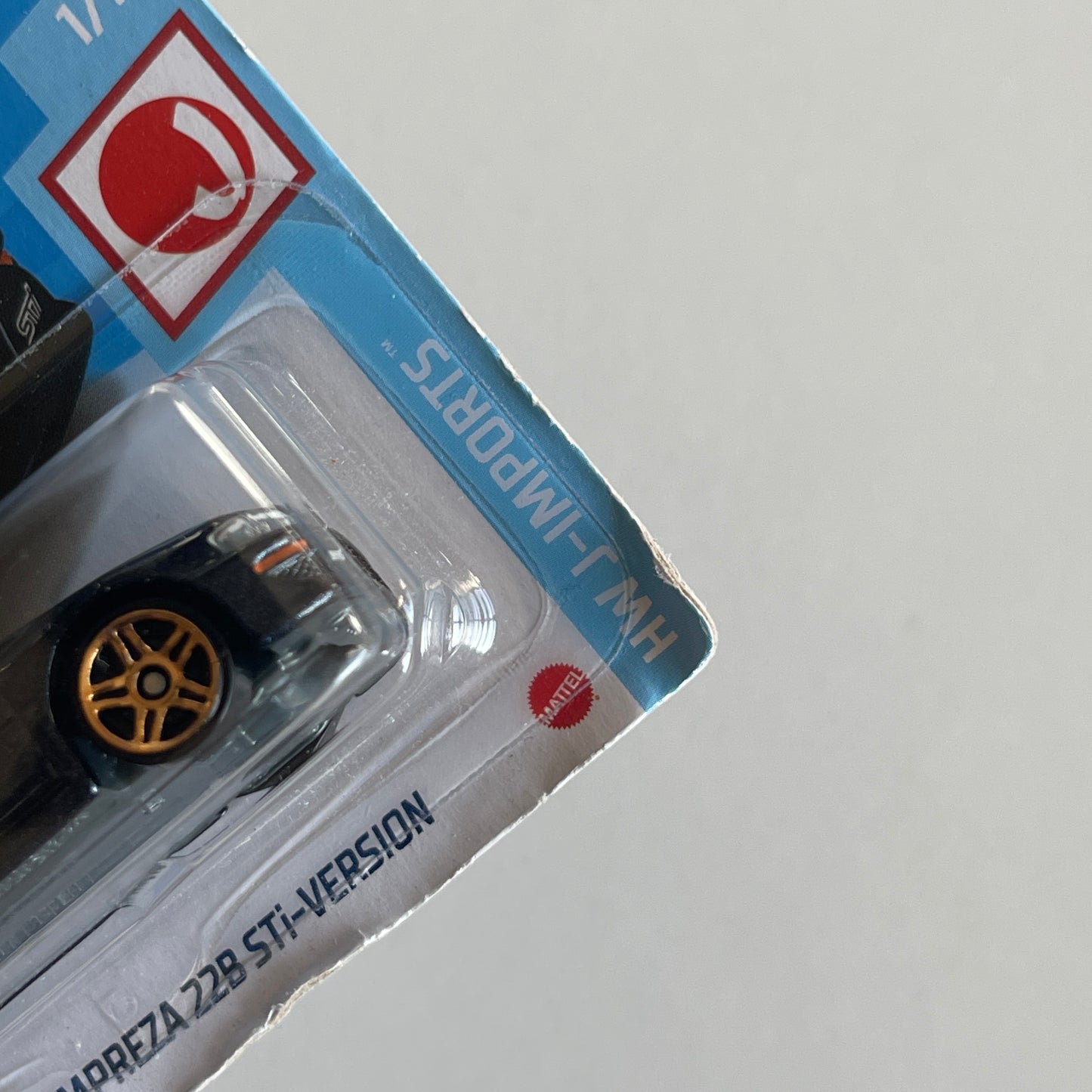 Hot Wheels '98 Subaru Impreza 22B STi-Version (Black) Short Card (Damaged) HW J-Imports 124/250