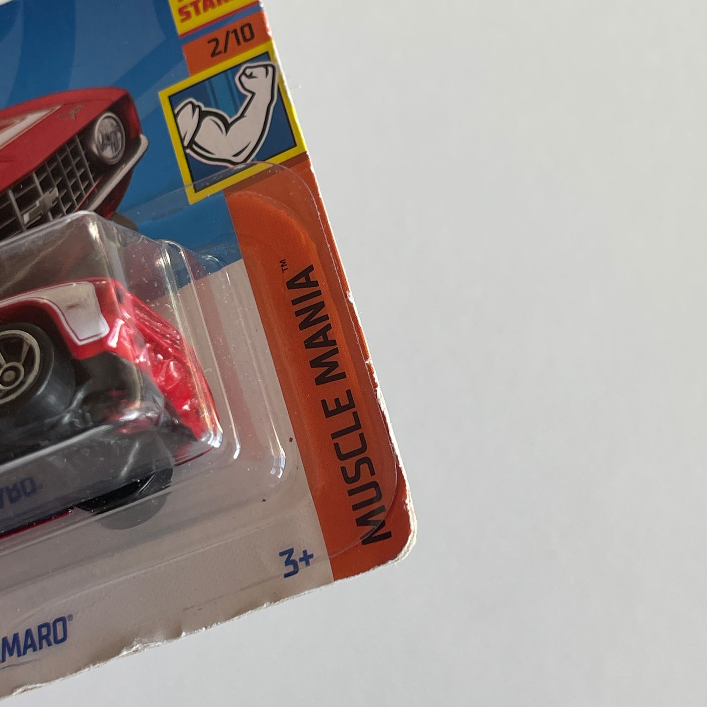 Hot Wheels '69 Copo Camaro (Red) Short Card (Damaged) Muscle Mania 193/250